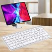 Ultra-thin WB-8022 Wireless Bluetooth Keyboard, Arabic Keys, Silver - 1