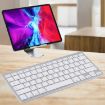 Ultra-thin Wireless Bluetooth Keyboard, French Keys, Silver, for Tablets - 1
