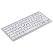 Ultra-thin Wireless Bluetooth Keyboard, French Keys, Silver, for Tablets - 3