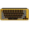 Logitech POP KEYS Yellow Bluetooth Mechanical Keyboard - Round Buttons - 1