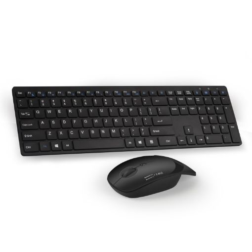 MKESPN 8022 Ultra-thin Wireless Keyboard & Mouse Set - 2.4G Scissor Foot - 1