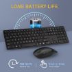 MKESPN 8022 Ultra-thin Wireless Keyboard & Mouse Set - 2.4G Scissor Foot - 3