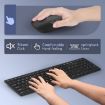 MKESPN 8022 Ultra-thin Wireless Keyboard & Mouse Set - 2.4G Scissor Foot - 5