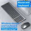 109 Three-mode Wireless Bluetooth Keyboard - Gun Metal Finish - 2