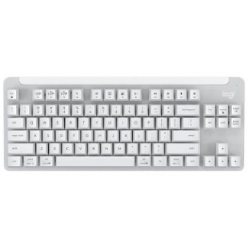Logitech K855 Wireless Bluetooth Silent Mechanical Keyboard - White - 1