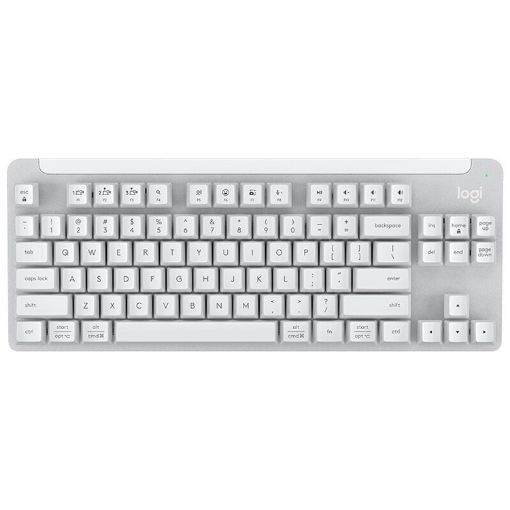 Logitech K855 Wireless Bluetooth Silent Mechanical Keyboard - White - 1