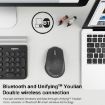 Logitech M720 Wireless Bluetooth Mouse, 1000DPI, 2.4GHz, Black - 5