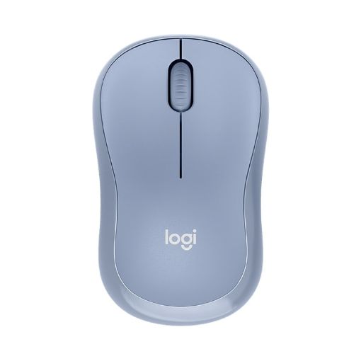 Logitech M221 Silent Wireless Mouse - Fashion Blue, Compact & Quiet - 1