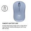 Logitech M221 Silent Wireless Mouse - Fashion Blue, Compact & Quiet - 8