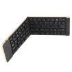 F66 Gold Foldable Bluetooth Wireless Keyboard, 66 Keys, Android/Windows/iOS - 1