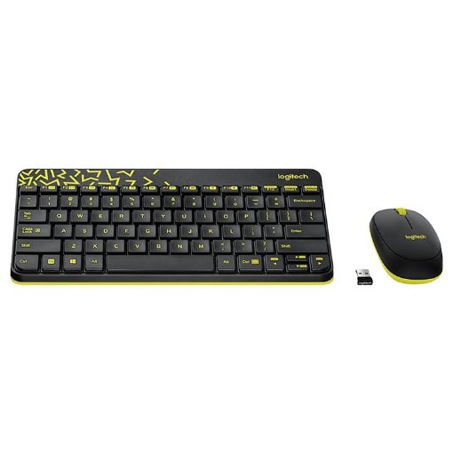 Logitech MK240 Nano Wireless Keyboard & Mouse Set - Black - 1
