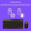 Logitech MK240 Nano Wireless Keyboard & Mouse Set - Black - 6
