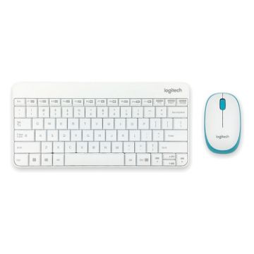 Logitech MK245 Nano Wireless Keyboard & Mouse Set - White - 1