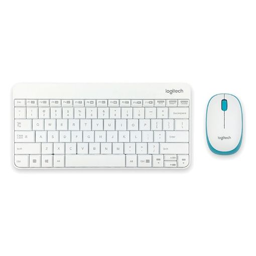 Logitech MK245 Nano Wireless Keyboard & Mouse Set - White - 1
