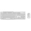 Logitech MK295 Wireless Silent Keyboard & Mouse Set - White, USB - 1