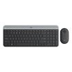 Logitech MK470 Wireless Keyboard Mouse Set - Black, Silent, Compact - 1