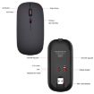 HXSJ M90 Gold Ultrathin Mute Rechargeable Dual Mode Wireless Mouse - 3