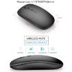 HXSJ M90 Rose Gold Dual Mode Wireless Bluetooth Rechargeable Mouse - 4
