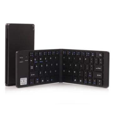 Ultra-thin Foldable Bluetooth Keyboard GK228, Holder, Android/iOS/Windows - 1