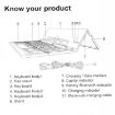 GK608 Gold Ultra-thin Foldable Bluetooth Keyboard, Android/iOS/Windows - 5