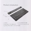 Ultra-thin Foldable Bluetooth Keyboard V3.0, Holder, Android/iOS/Windows - 8