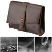 Leather Laptop & Tablet Bag w/ Cable Winder for 13" & Below - Wine Red - 5