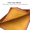 Genuine Leather Business Zipper Laptop Tablet Bag 13" & Below - Coffee - 4