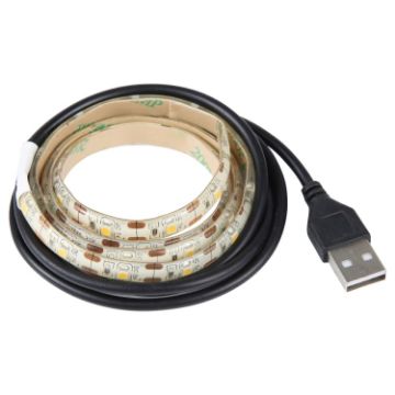 USB 2835 SMD LED Waterproof Epoxy Rope Light, Warm, 50cm, DC 5V - 1