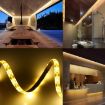 USB 2835 SMD LED Waterproof Epoxy Rope Light, Warm, 50cm, DC 5V - 5
