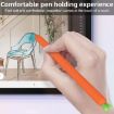 Carrot Silicone Cover for Samsung Galaxy S Pen - White Protective Case - 5