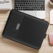 Universal Waterproof PU Leather Laptop Bag Set for 13/14" - Black - 2