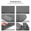 Universal Waterproof PU Leather Laptop Bag Set for 13/14" - Black - 4