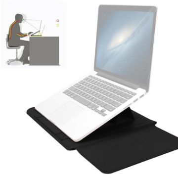 Universal 4-in-1 Waterproof PU Leather Laptop Bag Set for 15" Laptops - 1