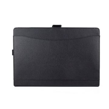 Microsoft Surface Pro 7/7+ Black Leather Case with Pen Slot & Holder - 1