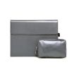 Surface Pro 7/7+ Grey Leather Case with Pen Slot & Power Supply Bag - 1