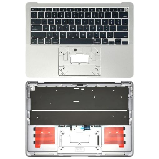MacBook Air 13 2020 M1 A2337 C-side Cover + US Keyboard Silver - 1