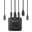 BOYA BY-DM20 Dual-Channel Lavalier Microphone for iPhone/Android/Laptop - 1