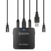 BOYA BY-DM20 Dual-Channel Lavalier Microphone for iPhone/Android/Laptop - 2