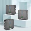 YELANGU MX5S Dual-Channel Wireless Microphone System - 2 Transmitters - 2