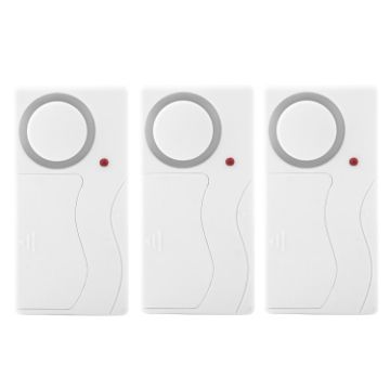 Wireless Home Security Alarm: 1 Remote, 3 Door/Window Sensors Siren - 1