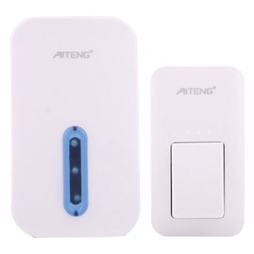 AITENG V017G Waterproof Wireless Doorbell, 130m Range, US Plug - 1