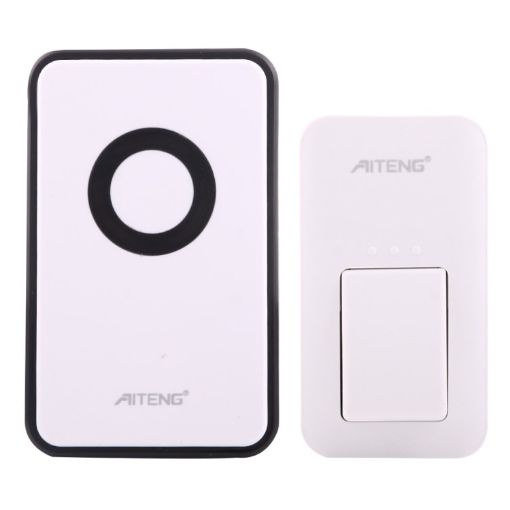 AITENG V018G Waterproof Wireless Doorbell, 130m Range, US Plug - 1