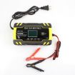 FOXSUR 12V-24V Car Motorcycle Truck AGM Battery Charger, US Plug - 1
