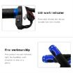 12V Blue Heated Motorcycle Scooter Aluminum Alloy Hand Grip Cover - 7