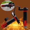 12V Red Heated Grip Handlebar for Motorcycle Scooter - CS-764A1 Aluminum - 1