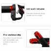 12V Red Heated Grip Handlebar for Motorcycle Scooter - CS-764A1 Aluminum - 7