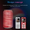 Satrend K8 Mini Mobile Phone, 1.0" Bluetooth Dialer, Dual SIM, 2G, White - 4