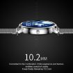 Gold Steel Strap Smart Watch, 1.09" IPS Screen, IP67, Sleep/Heart Rate/BP Monitoring - 7