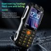 Q8 Elder Phone: Waterproof, Shockproof, 16800mAh, Dual SIM, 2G (Black) - 6