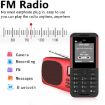 SERVO BM5310 Mini Phone, 1.33" Display, Triple SIM, Bluetooth, Black Red - 5